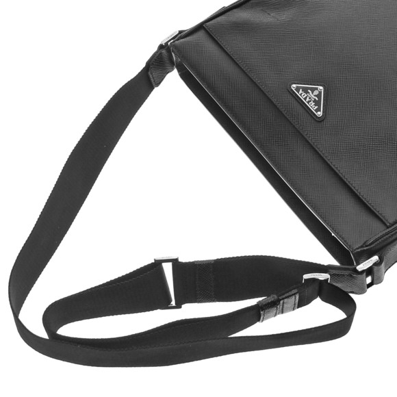 Prada Black Hardware Saffiano Shoulder Bag - Picture 3 of 8
